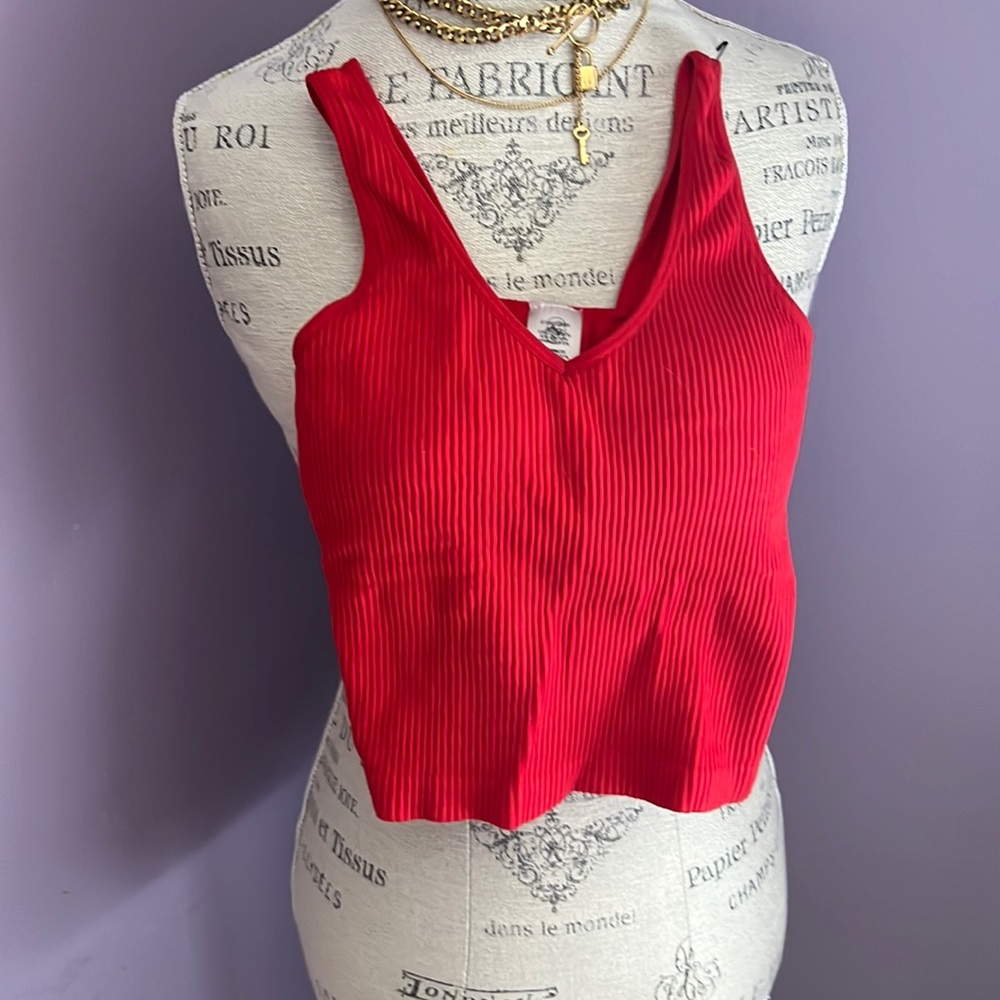 Padded Red tank